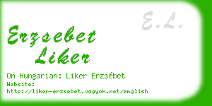 erzsebet liker business card